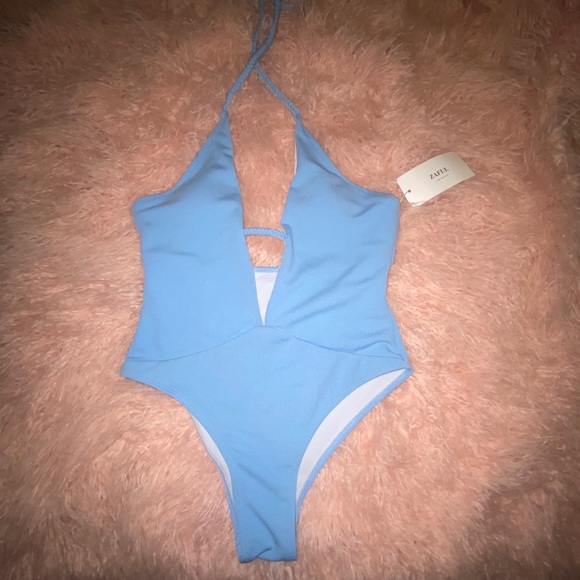 Zaful Other - 👽 Cheeky NEW Baby Blue one-piece Swimsuit